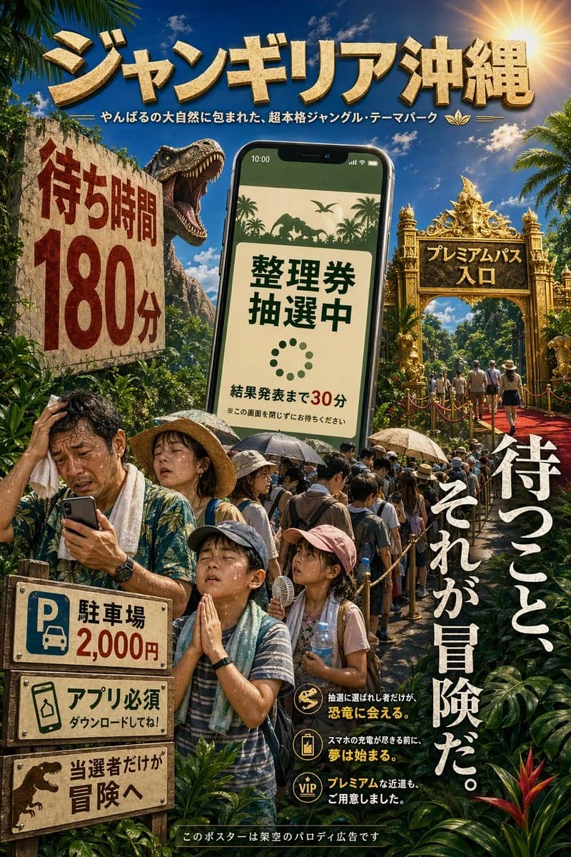 日式主题公园海报示例