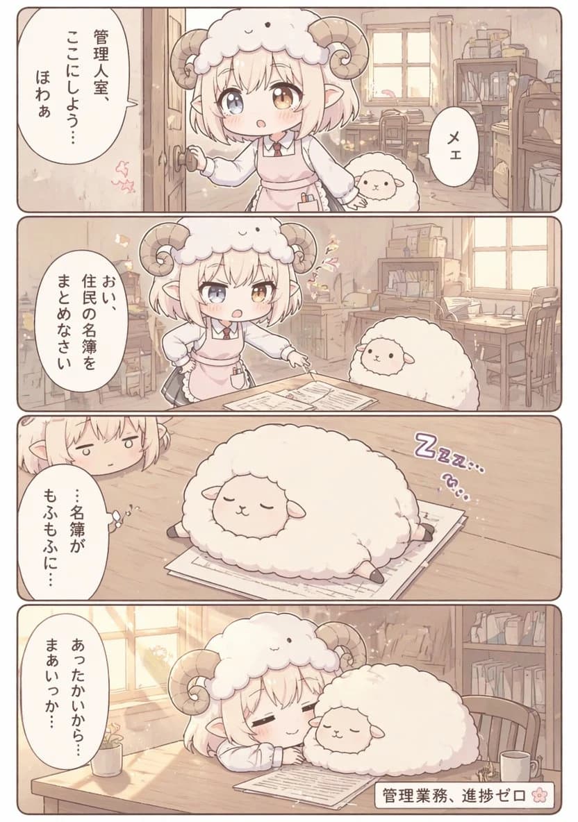 办公室漫画页示例