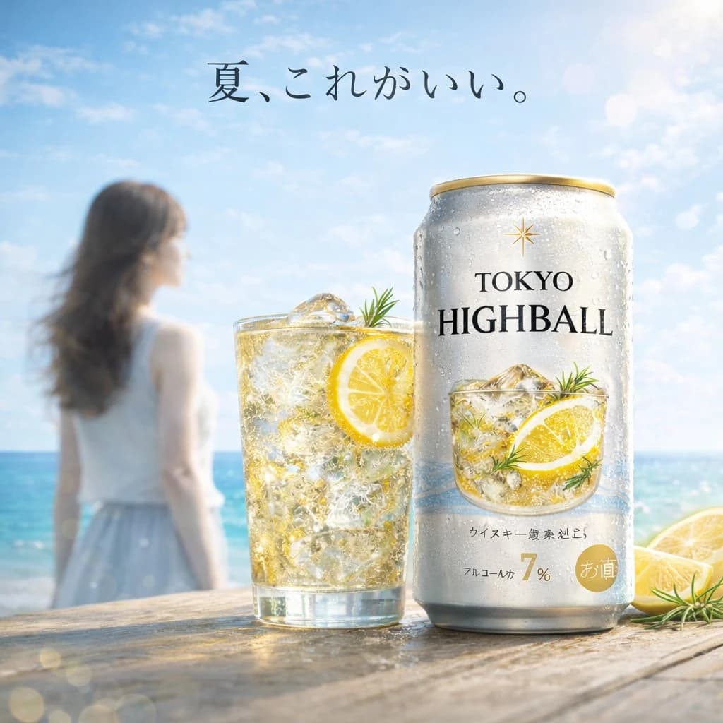 夏季海滩饮品示例